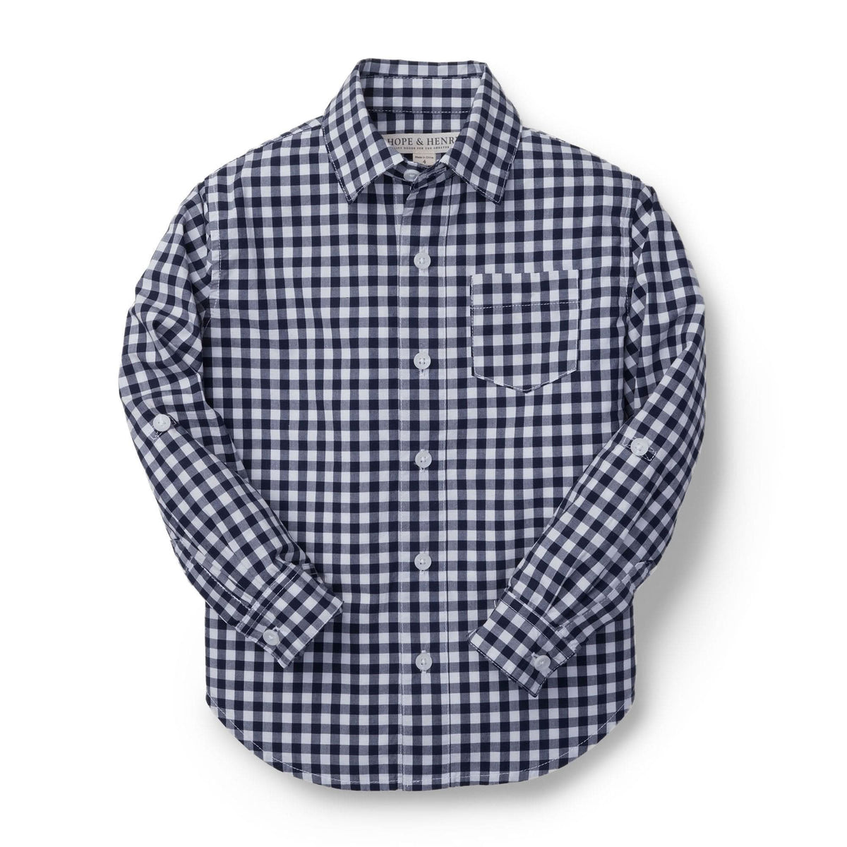 Organic Poplin Button Down Shirt