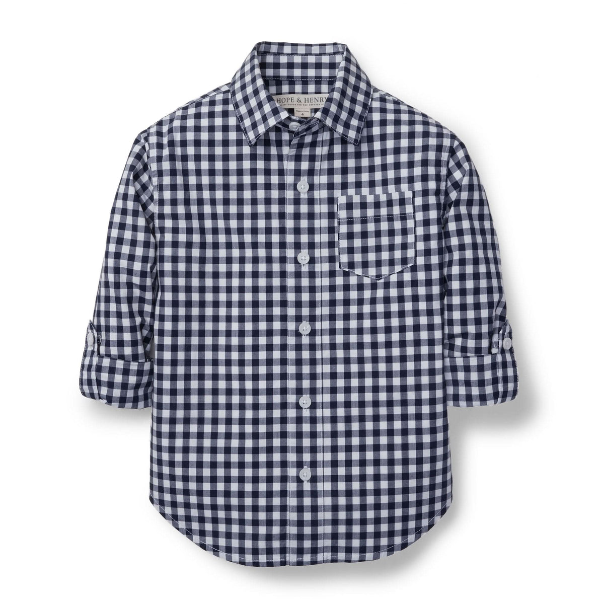 Organic Poplin Button Down Shirt