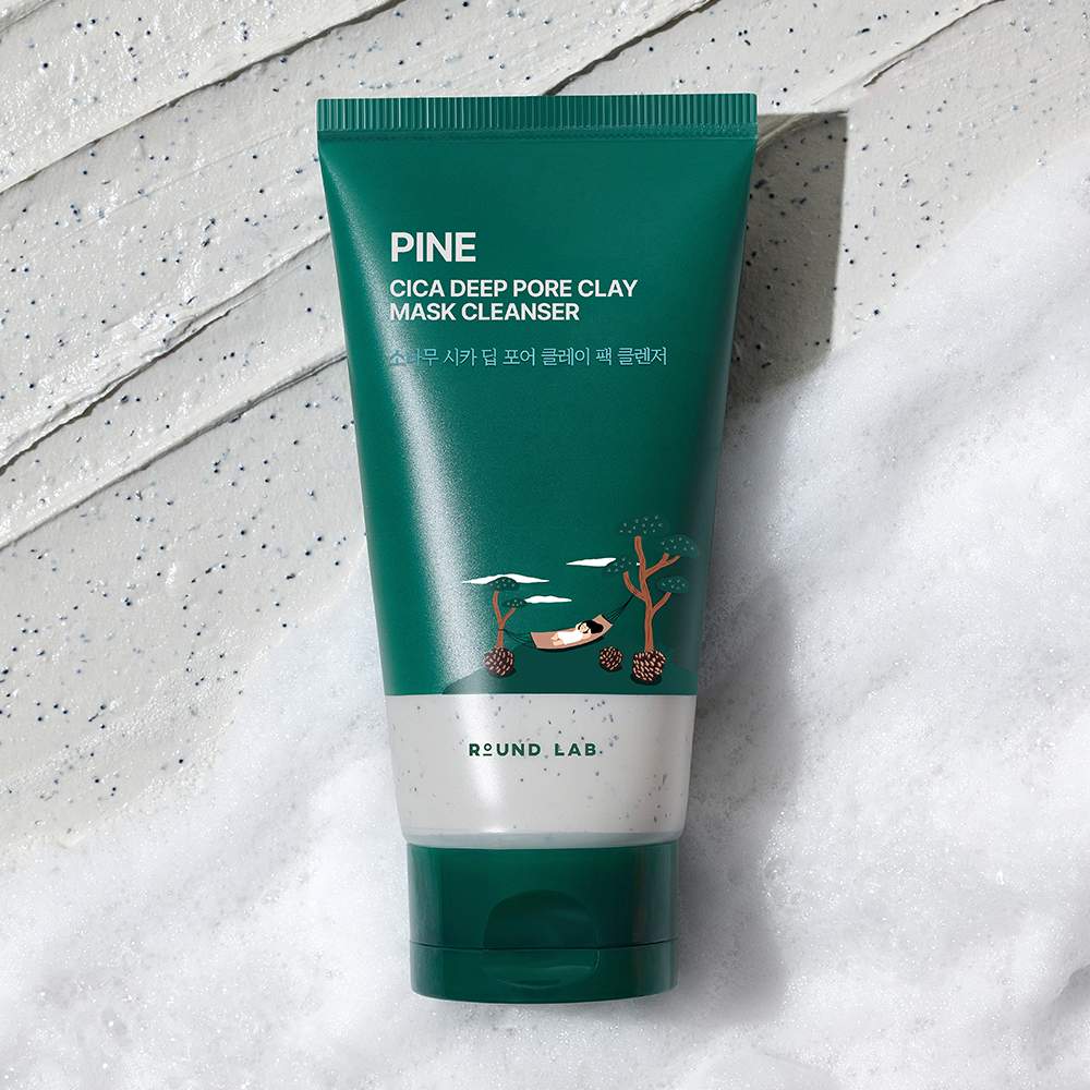 Round Lab Pine Cica Deep Pore Clay Mask Cleanser 150ml