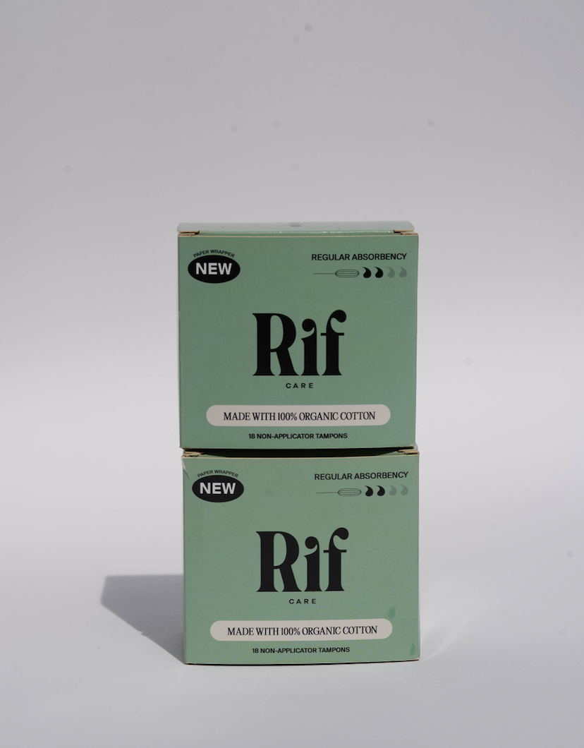 Organic Cotton Non-Applicator Tampons- Regular Absorbency - Non shed security veil