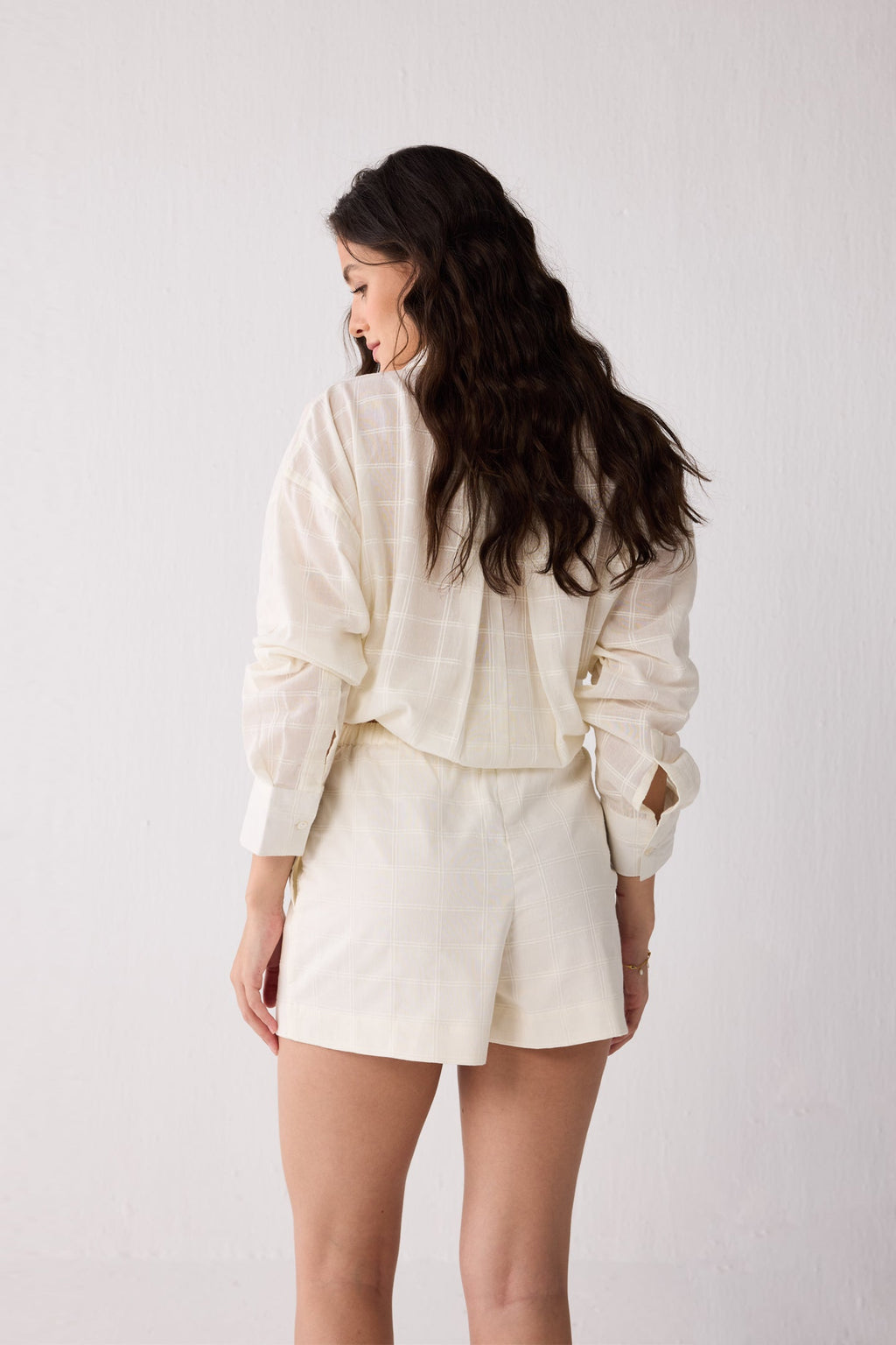 Regular fit Shorts in Textured Cotton