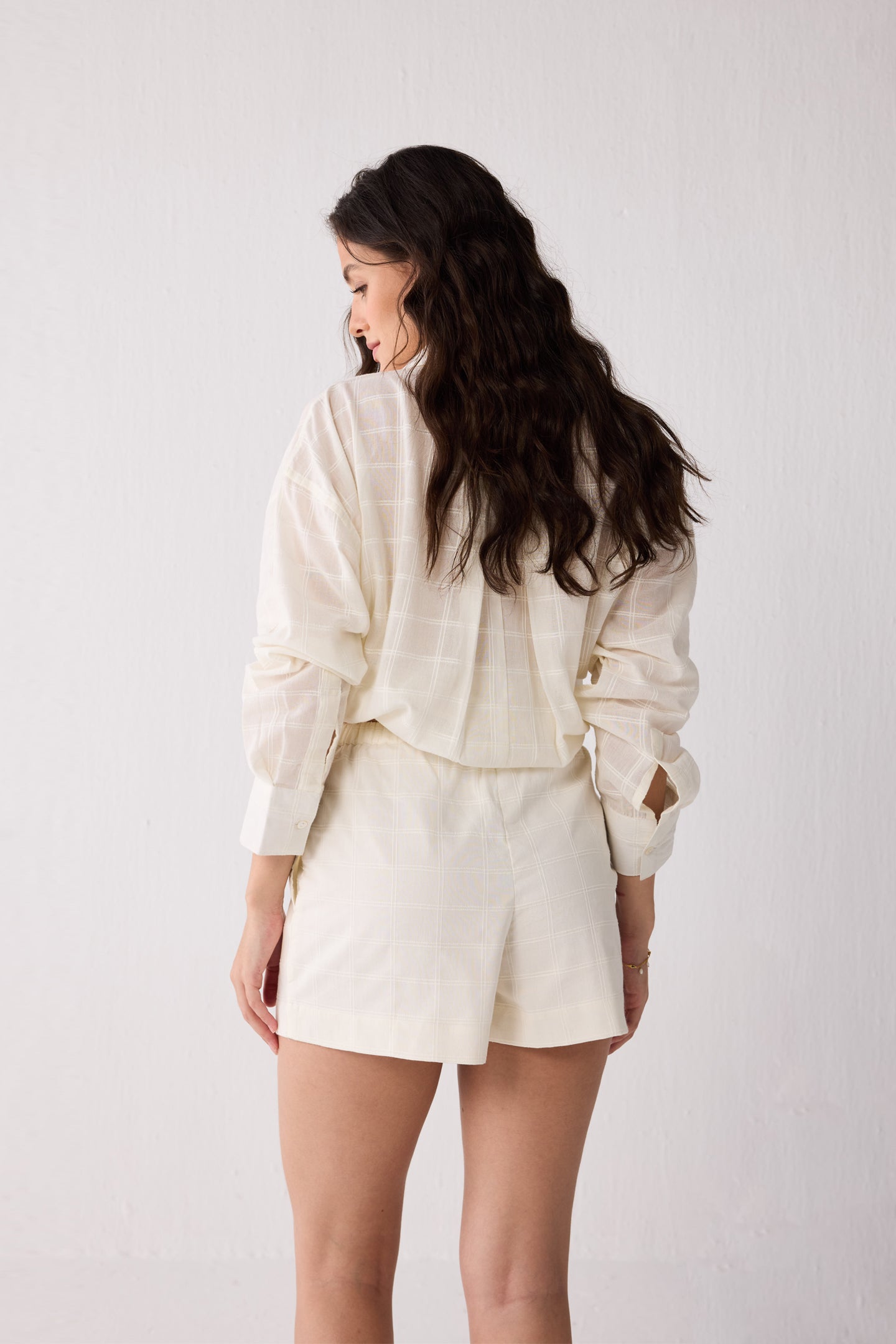 Regular fit Shorts in Textured Cotton