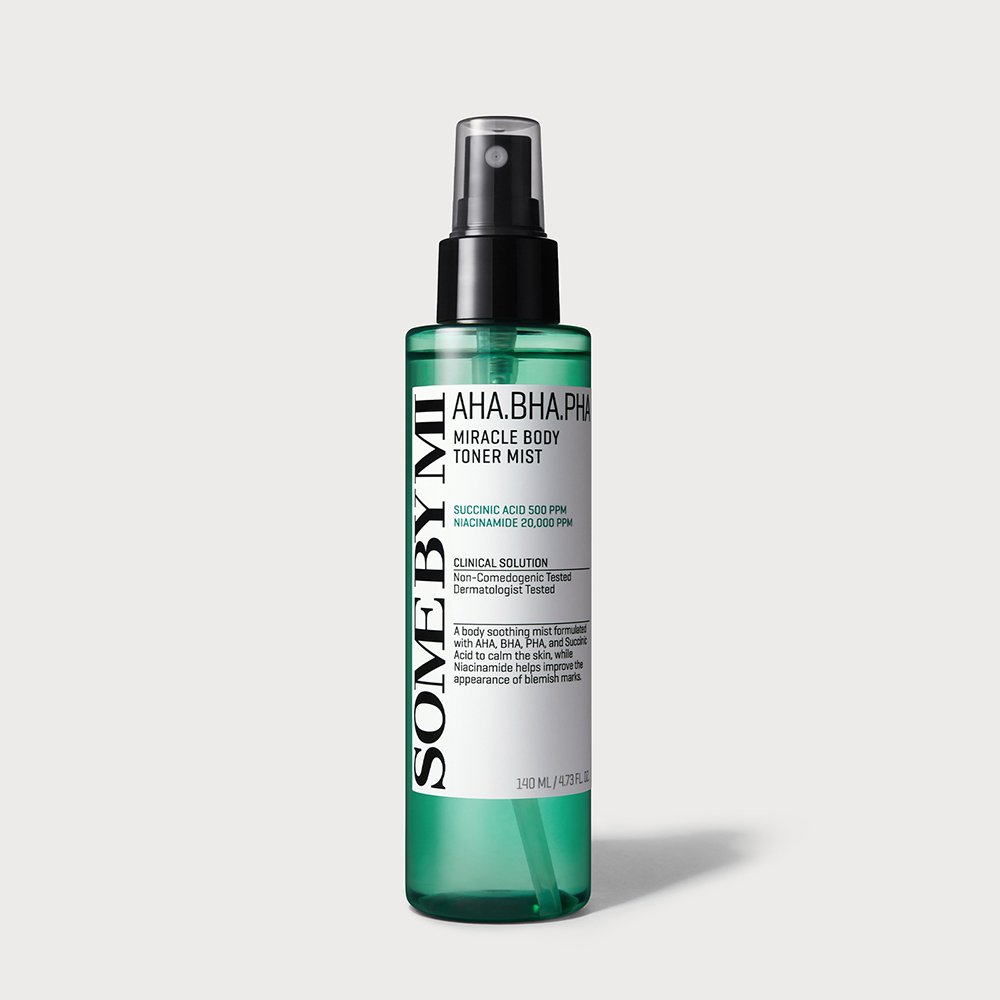 Some By Mi AHA BHA PHA Miracle Body Toner Mist | Vegan Exfoliating Body Mist | 140ml