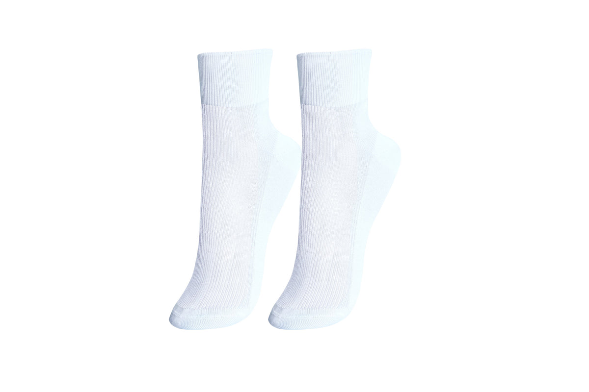 tittimitti Women's Filo di Scozia Mercerized Cotton Ankle Socks | 1 Pair | Made in Italy
