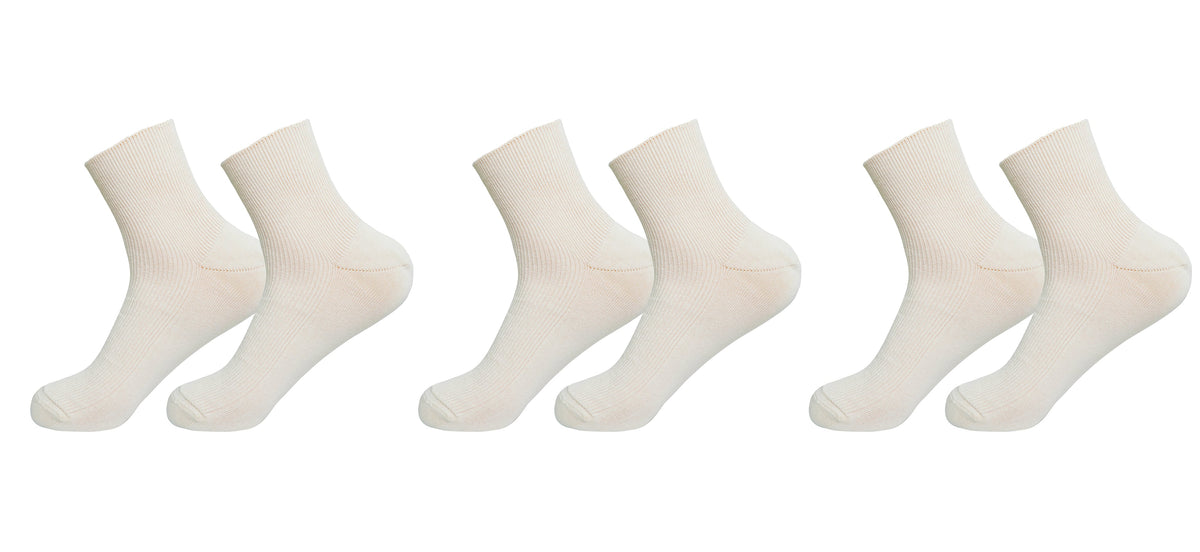 tittimitti Men's 100% Organic Combed Cotton Socks | 3 Pairs | Made in Italy