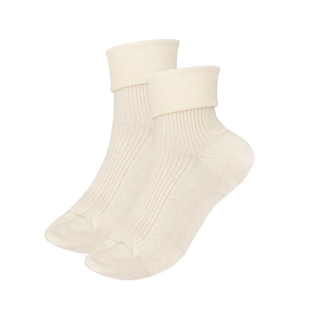 Women's 100% Organic Combed Cotton Socks — Made in Italy