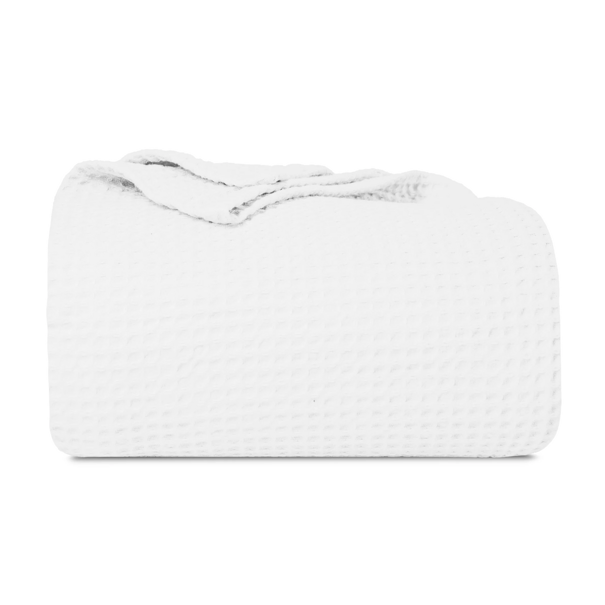Organic Cotton Waffle Weave Throw Blanket
