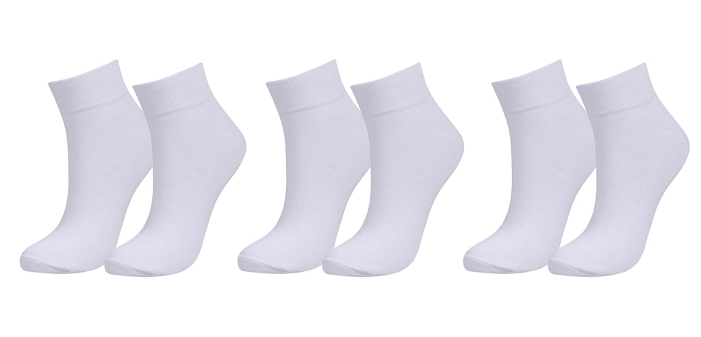 Organic Cotton Ankle Socks 3-Pack | OEKO-TEX Certified, Breathable Everyday Socks | tittimitti®