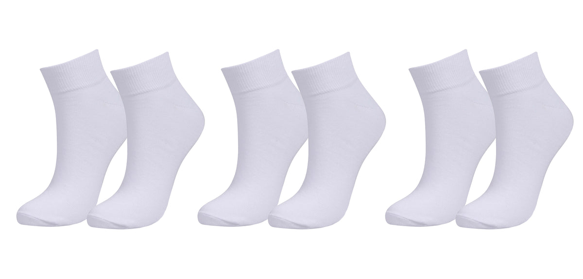 Organic Cotton Ankle Socks 3-Pack | OEKO-TEX Certified, Breathable Everyday Socks | tittimitti®