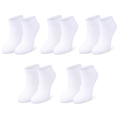 tittimitti Kids' 98% Organic Cotton Ankle Socks | 5-Pack | Ages 1–12