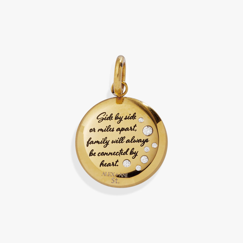 Wife Flower Disc Charm
