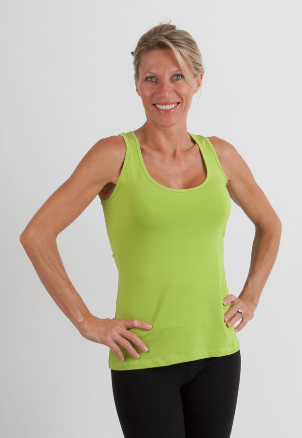 Women's Bamboo Racerback Tank | Organic Cotton Blend