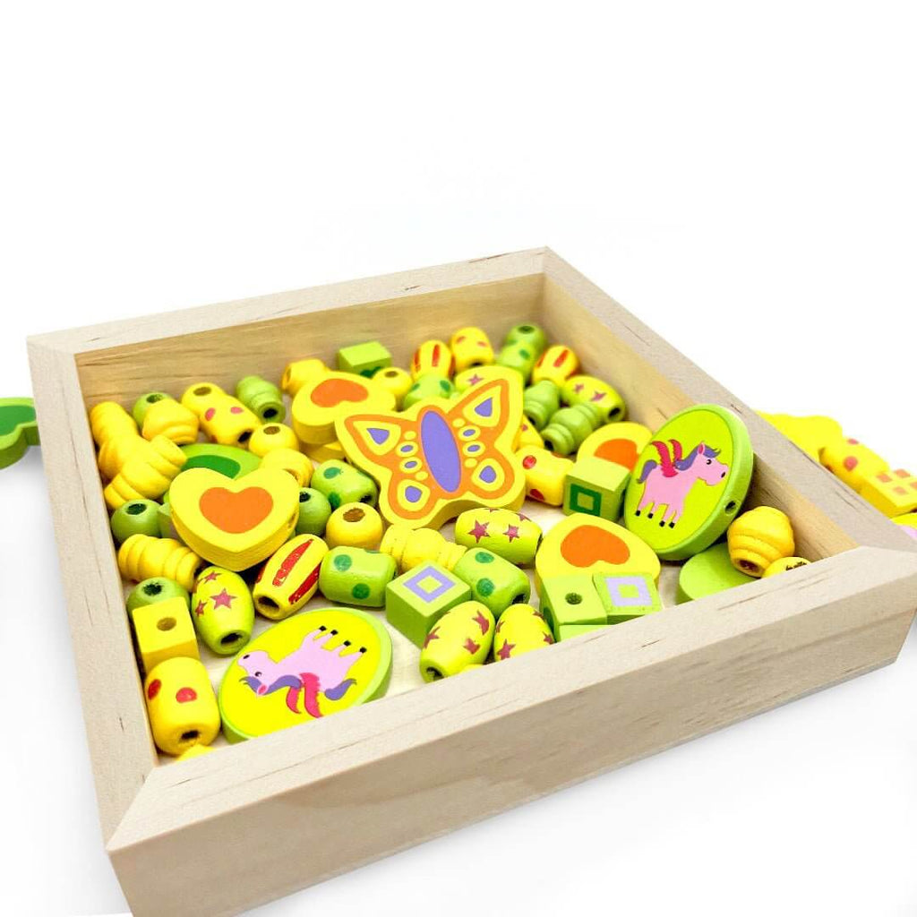 Unicorn Wooden Bead Necklace Craft Kit